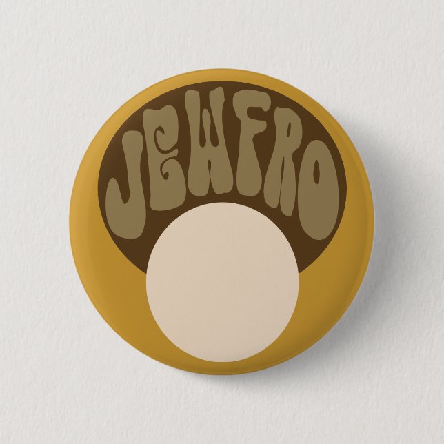 Badge Rond 5 Cm Jewfro (Devant)