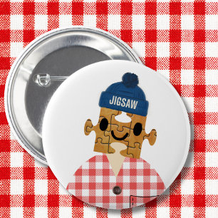 Badge Rond 5 Cm Jigsaw Puzzle personne jeux tête