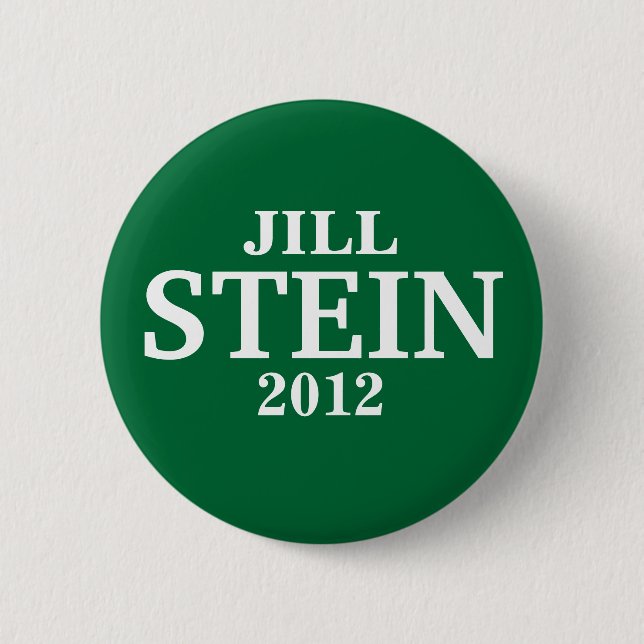Badge Rond 5 Cm Jill STEIN POUR le PRÉSIDENT 2012 (Devant)