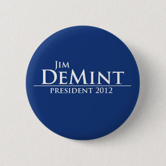 Badge Rond 5 Cm JIM DeMint pour le président 2012