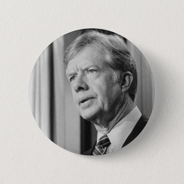 Badge Rond 5 Cm Jimmy Carter (Devant)