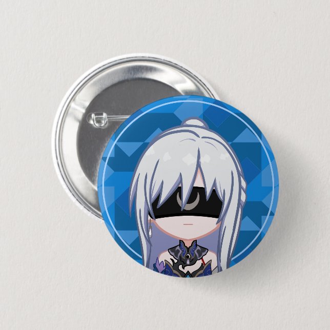 Badge Rond 5 Cm Jing Liu (Devant & derrière)