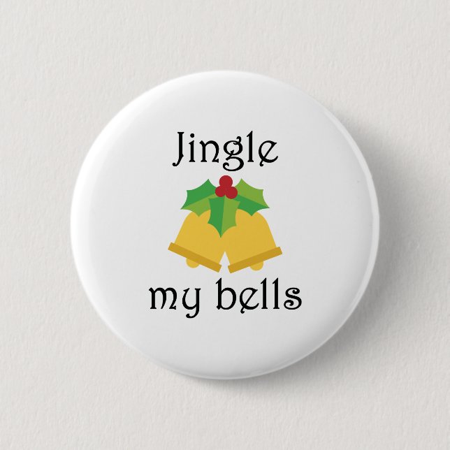 Badge Rond 5 Cm Jingle mes cloches (Devant)