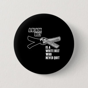 Badge Rond 5 Cm Jiu Jitsu Black Belt Mixed martial art Karate Brés