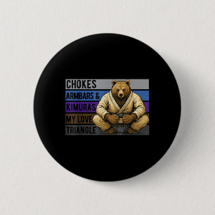 Badge Rond 5 Cm Jiu Jitsu Brésilien BJJ Pour Ceintures Noires BJJ