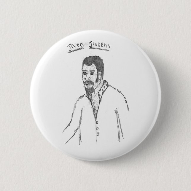 Badge Rond 5 Cm Jiven Jinkens (Devant)
