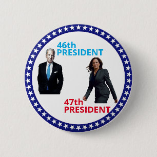 Badge Rond 5 Cm Joe Biden 46e Président