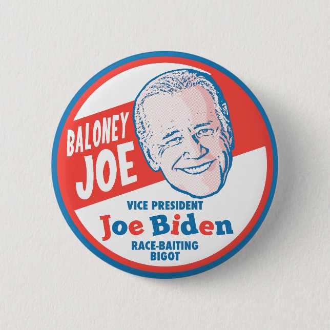 Badge Rond 5 Cm Joe Biden bidon (Devant)