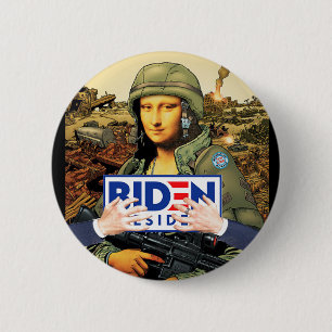 Badge Rond 5 Cm Joe Biden déconstruit