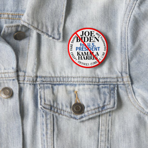 Badge Rond 5 Cm Joe Biden Kamala Harris
