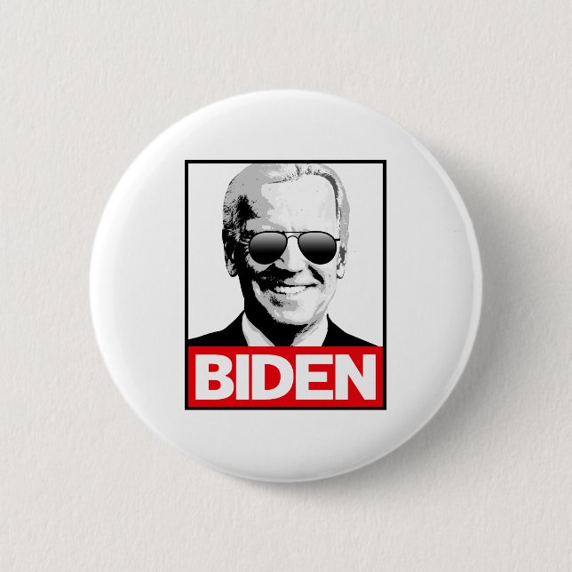 BADGE ROND 5 CM JOE BIDEN PROPAGANDA (Devant)