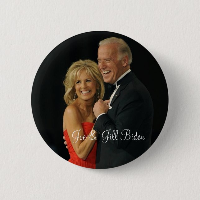 Badge Rond 5 Cm Joe et Jill Biden (Devant)