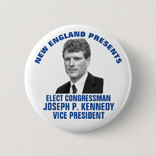 Badge Rond 5 Cm Joe Kennedy pour le vice-président