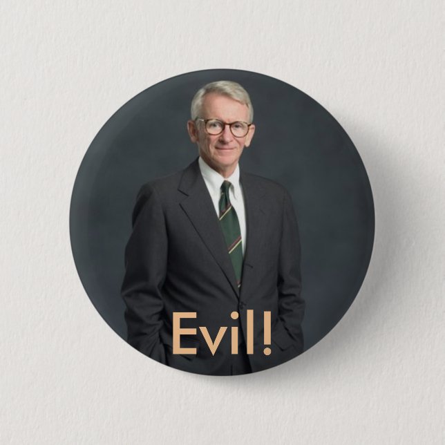 Badge Rond 5 Cm Joe riley, mal ! (Devant)