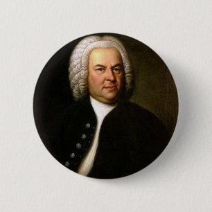 Badge Rond 5 Cm Johann Sebastian Bach