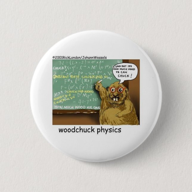 Badge Rond 5 Cm johann_woodchuck -> aucune traduction directe, mai (Devant)