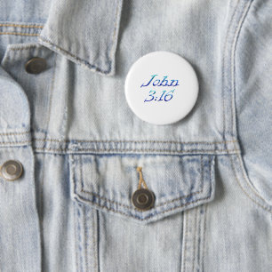 Badge Rond 5 Cm John 3:16