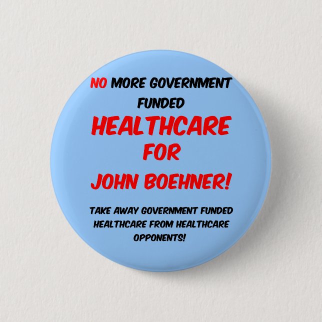 Badge Rond 5 Cm John Boehner (Devant)