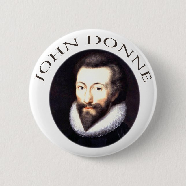 Badge Rond 5 Cm John Donne (Devant)