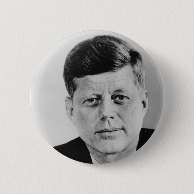 Badge Rond 5 Cm John F. Kennedy (Devant)