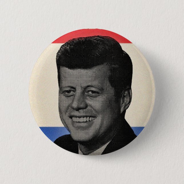 Badge Rond 5 Cm John F. Kennedy (Devant)