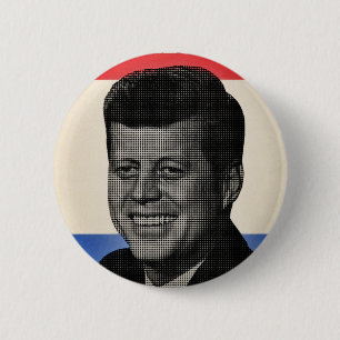 Badge Rond 5 Cm John F. Kennedy