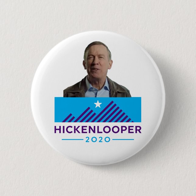 Badge Rond 5 Cm John Hickenlooper 2020 (Devant)