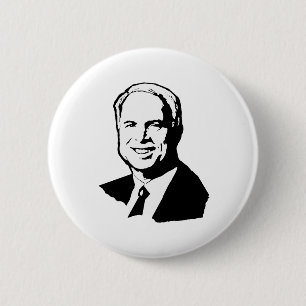 Badge Rond 5 Cm John McCain Gear