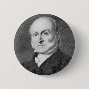 Badge Rond 5 Cm John Quincy Adams