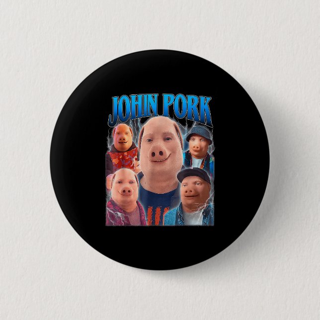 Badge Rond 5 Cm John Rk Meme Humor Men Women  (Devant)
