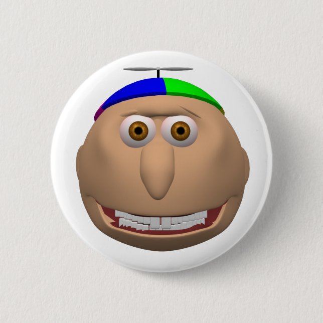 Badge Rond 5 Cm Johnny Button (Devant)