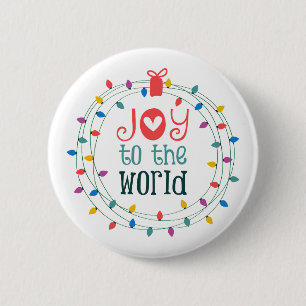 Badge Rond 5 Cm Joie au monde