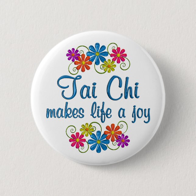 Badge Rond 5 Cm Joie de Chi de Tai (Devant)