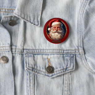 Badge Rond 5 Cm Joie de Ho Ho