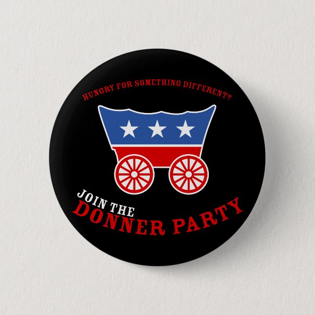 Badge Rond 5 Cm Joignez le bouton de partie de Donner (Devant)