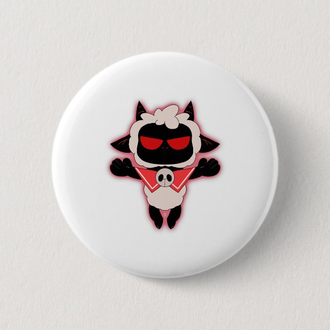 Badge Rond 5 Cm Join The Cult - Cult Of The Lamb Angry Gamer Cult  (Devant)