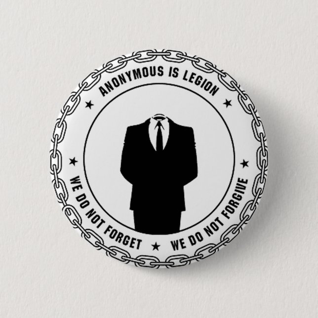 Badge Rond 5 Cm joint anonyme (Devant)