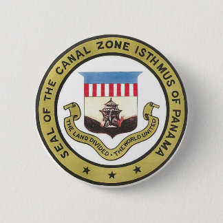 BADGE ROND 5 CM JOINT DE LA ZONE DE CANAL DE PANAMA