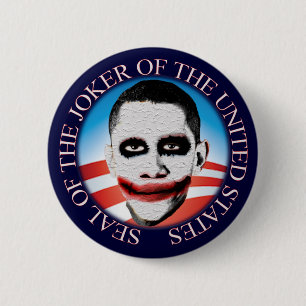 Badge Rond 5 Cm Joint du joker des Etats-Unis