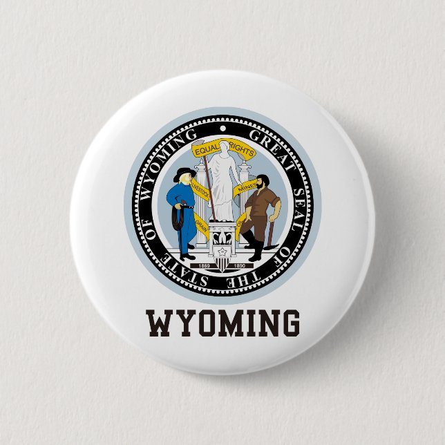 Badge Rond 5 Cm Joint du Wyoming (Devant)