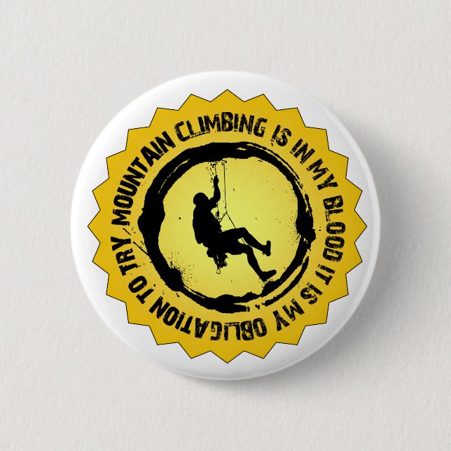 Badge Rond 5 Cm Joint fantastique d'alpinisme (Devant)