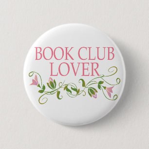 Badge Rond 5 Cm Joli amant de club de lecture