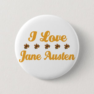 Badge Rond 5 Cm Joli amant de Jane Austen