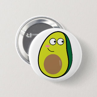 Badge Rond 5 Cm Joli bouton à broche en forme d'avocat | Épingle d
