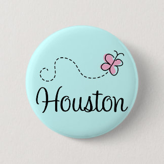Badge Rond 5 Cm Joli bouton de Houston le Texas