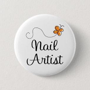 Badge Rond 5 Cm Joli cadeau d'artiste de clou
