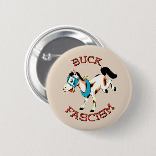 Badge Rond 5 Cm Joli Cheval Rétro - Fascisme de Buck