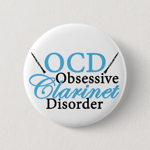 Badge Rond 5 Cm Joli Clarinet