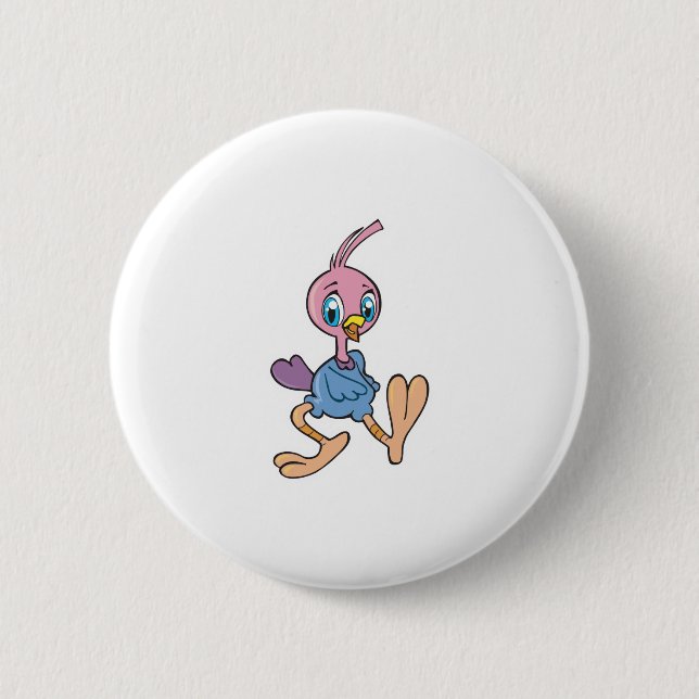 Badge Rond 5 Cm joli coureur de route (Devant)