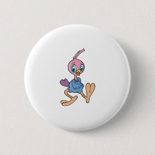 Badge Rond 5 Cm joli coureur de route